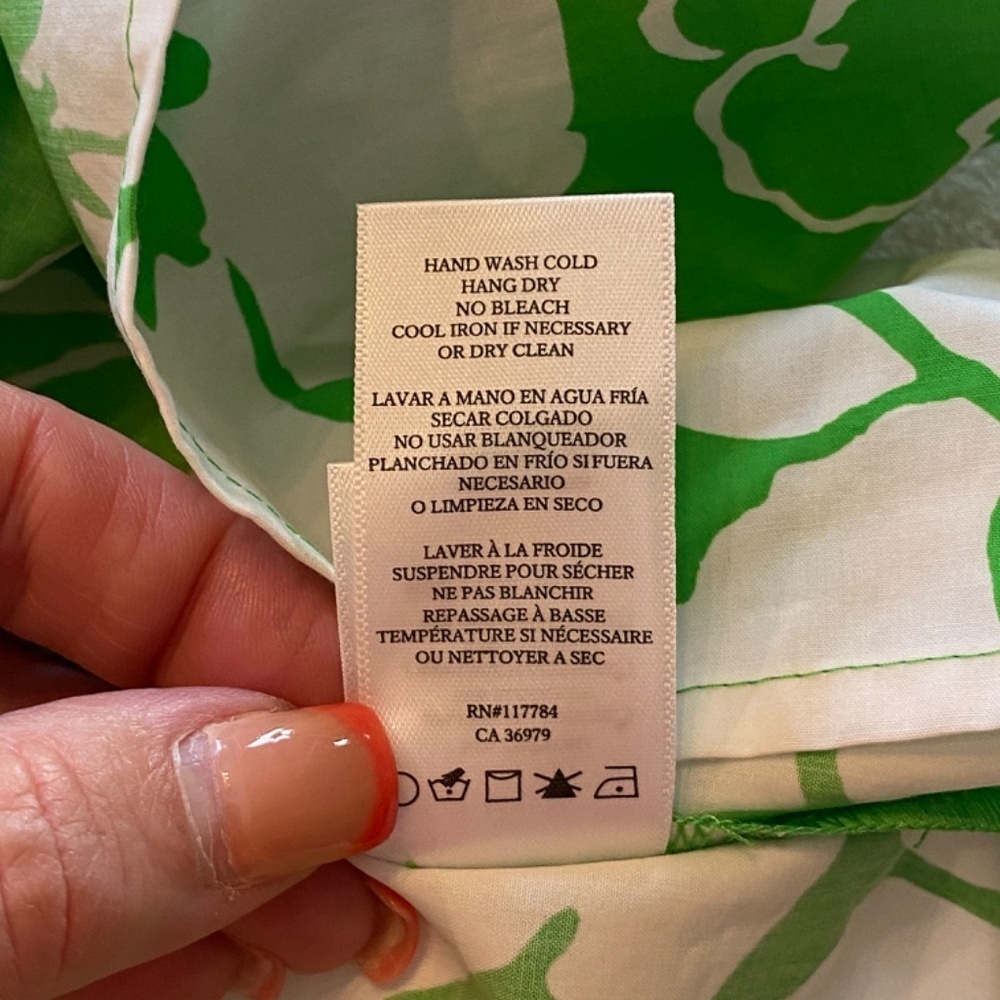 New! Rails Seville midi Dress in Lotus Green smocked floral nwot 33452 - Picture 15 of 16